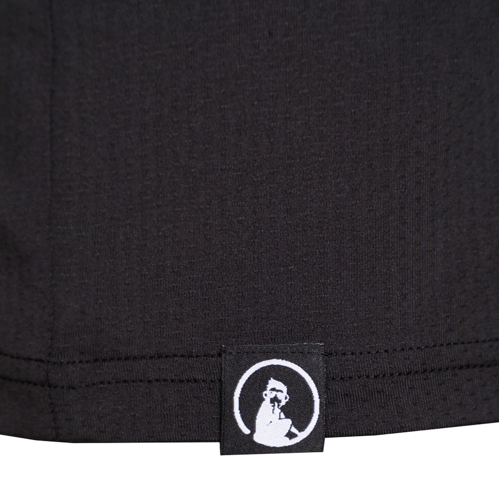 Мужское теннисное поло Quiet Please Receiver Men - Black, White