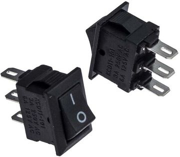 Клавишный выключатель KCD5-101-C3-B/3P on-off