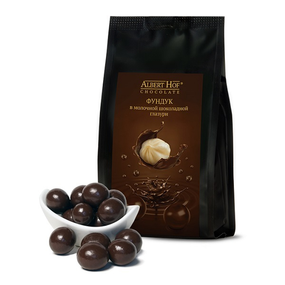 Фундук в молочной шоколадной глазури РЧК AlbertHof 500г