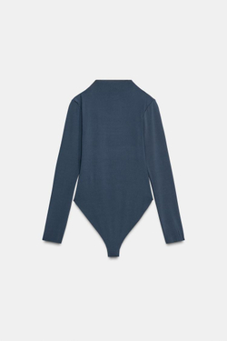 ZARA БОДИ СО СБОРКАМИ, СИНИЙ