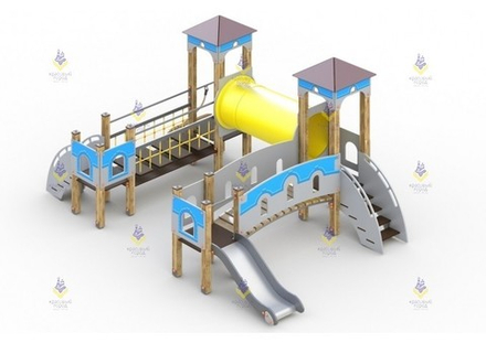 Игровой комплекс "Четыре башни с трубой" Русич