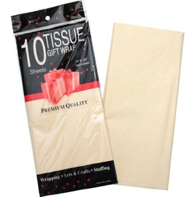 Бумага тишью Айвори 50х66 см (10 листов)