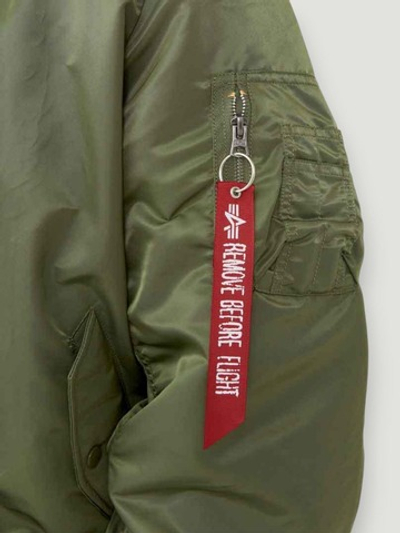 Куртка Бомбер Alpha Ind L-2B Loose Flight Jacket (олива - s.green)