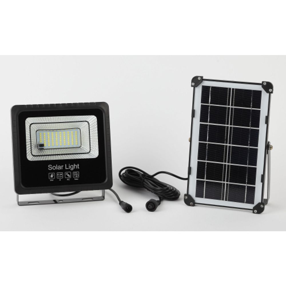 ЭРА Прожектор светодиодный уличный на солн. бат. 50W, 360 lm, 5000K, с датч. движения, ПДУ, IP65