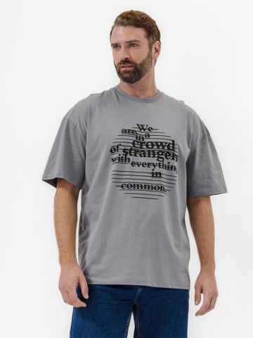 320002С-29 Футболка мужская, Серый