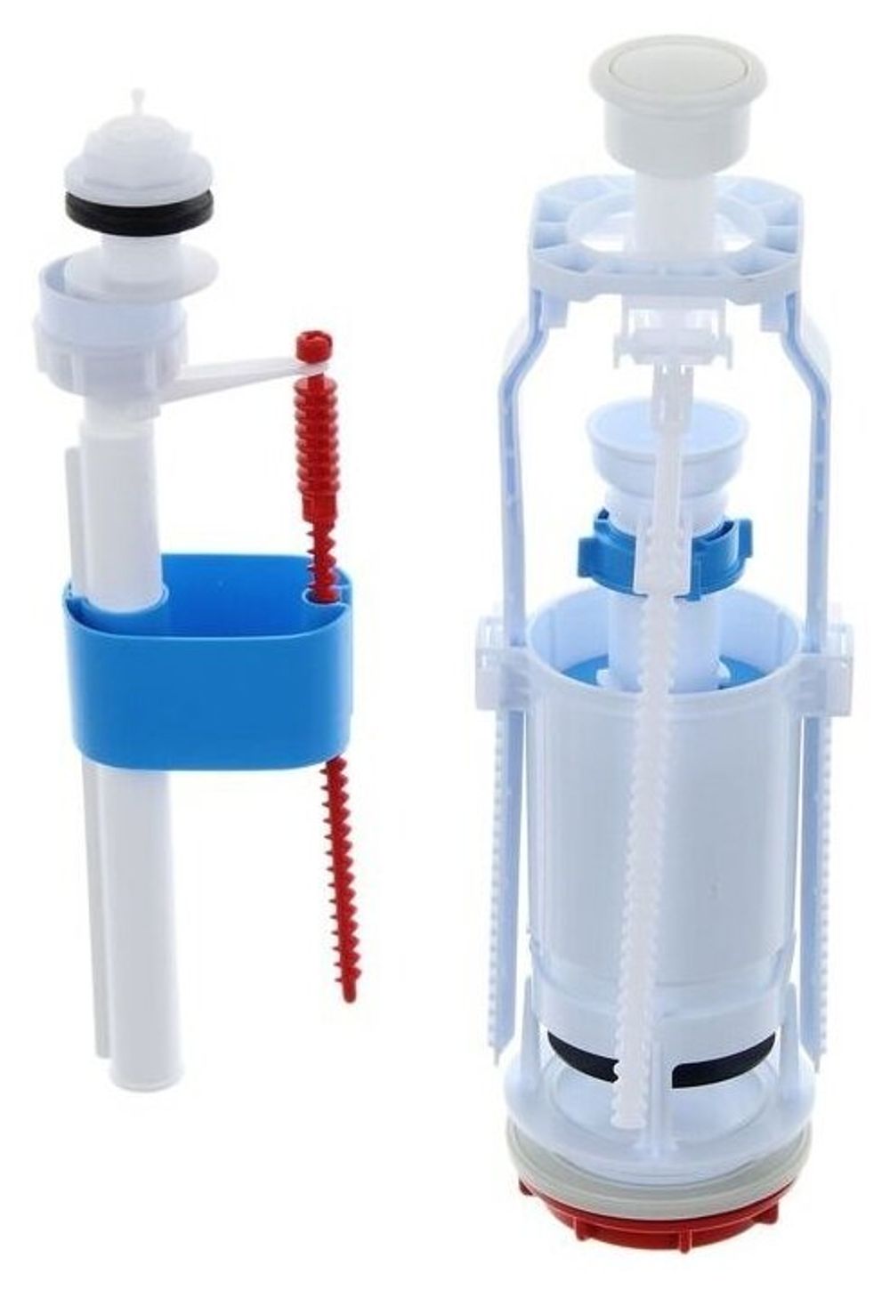 Арматура для сливных бачков унитазов Кноп. бел нижн/подв. WC6550 ЭКОНОМ