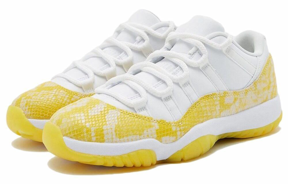Кроссовки Jordan Air Jordan 11 Low "Yellow Snakeskin" (Женская размерная сетка)