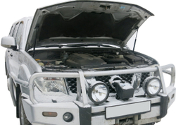 Упоры капота АвтоУпор для Nissan Navara D40 2004-2015/Pathfinder R51 2004-2014, 2 шт., UNIPAT011