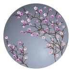 Сервировочная салфетка круглая 36 см Сакура