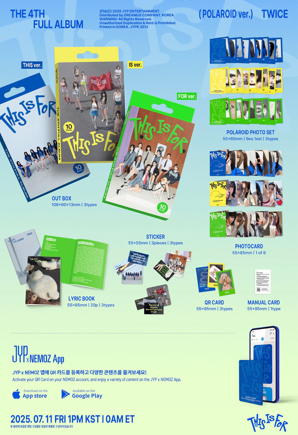 Альбом TWICE - THIS IS FOR (POLAROID Ver.)