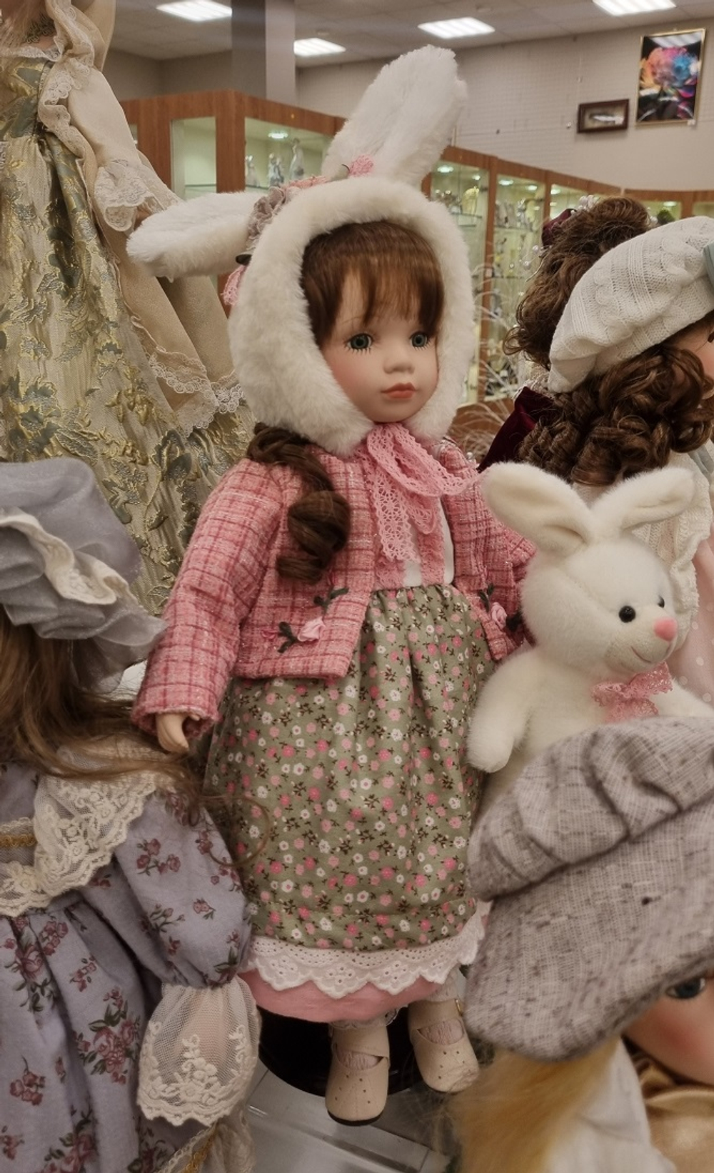 Кукла "Даша", в.46 см фарфор/текстиль/полимерные материалы