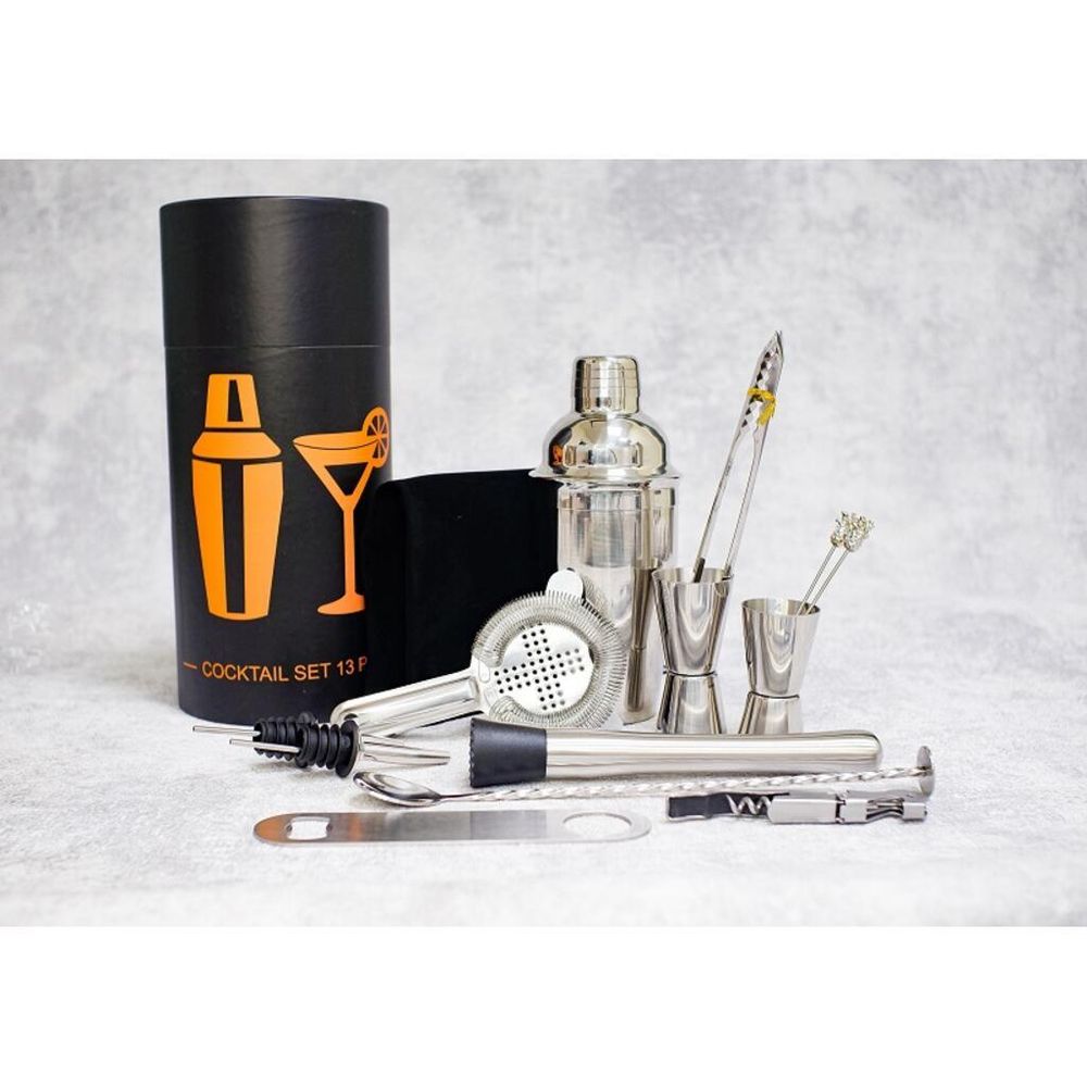 Набор барный 13 предметов подарочный в тубе B'Guys P.L.- Barbossa