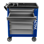 МАСТАК (521-07580B) Тележка инструментальная, 7 выдвижных ящиков, "НОВА", синяя