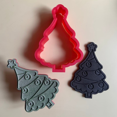 Штамп с вырубкой « Ёлочка №1»