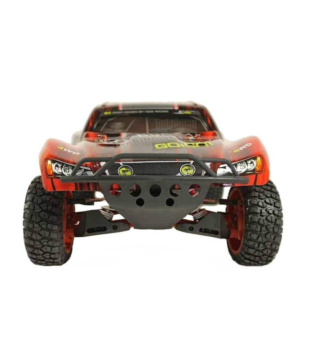 Радиоуправляемый шорт-корс Remo Hobby 9EMU Brushless (красный) 4WD 2.4G 1/10RTR