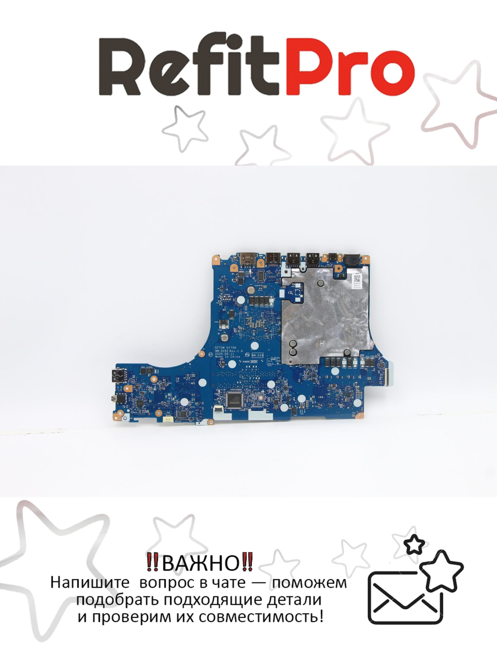 Материнская плата для ноутбука Lenovo Legion 5-17ARH05H R5-4600H RTX2060 6G WIN (5B20Z25113), оригинал