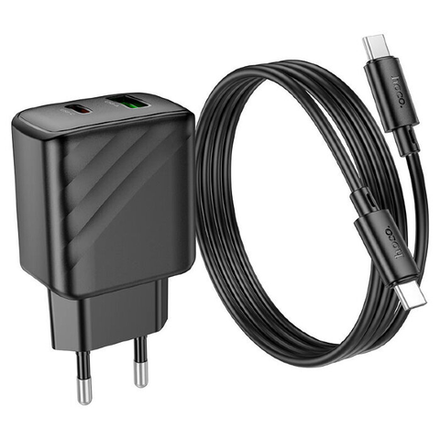 CS23A Sunlight dual-port PD30W+QC3.0 charger set(Type-C to Type-C)(EU)