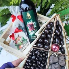 Набор подарочный «Елка» темный шоколад