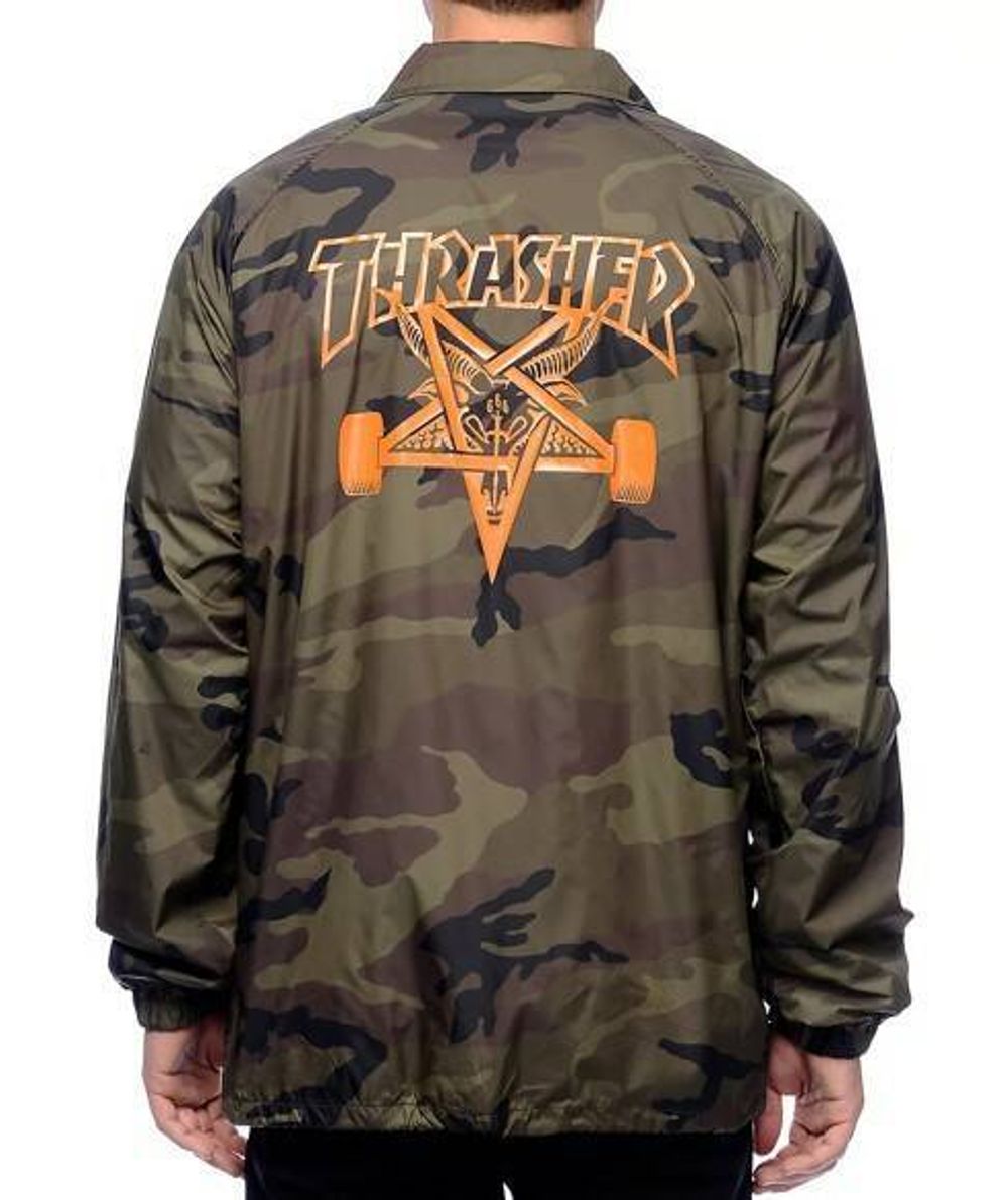 Camouflage coach jacket sale