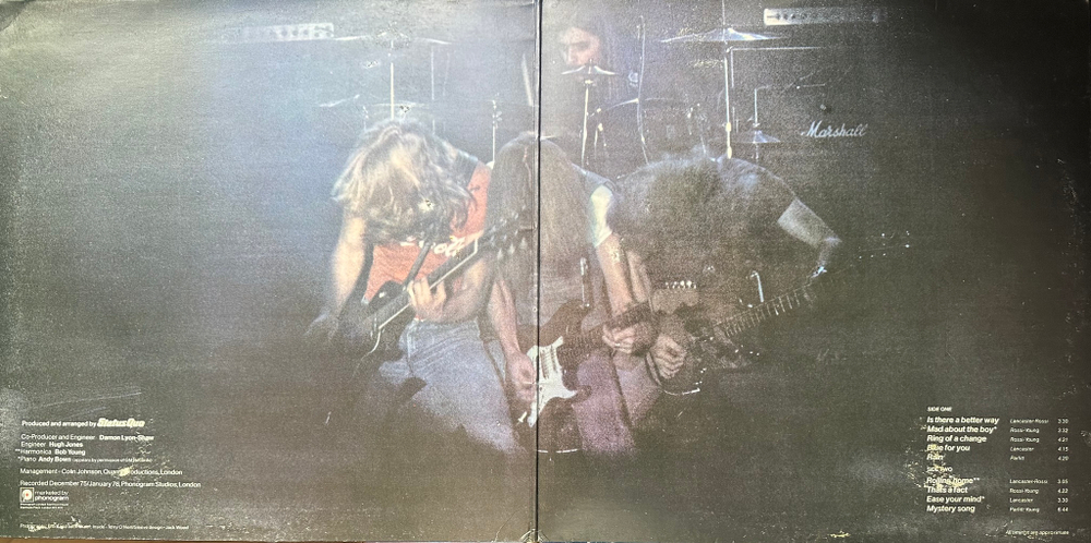 Status Quo - Blue For You (Англия 1976г.)