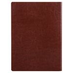 Тетрадь 60 л. в клетку обложка гладкий кожзам, сшивка, А4 (210х297мм), КОРИЧНЕВЫЙ, BRAUBERG VIVA, 403905