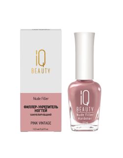 IQ Beauty Nude Filler - Филлер-укрепитель для ногтей Pink Vintage, 12,5мл