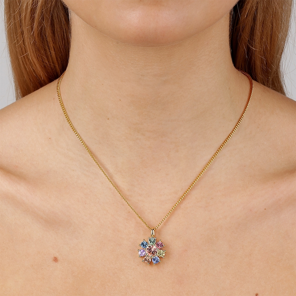 Колье Dyrberg Kern DELISE SG PASTEL MULTI / WHITE PEARL 460516