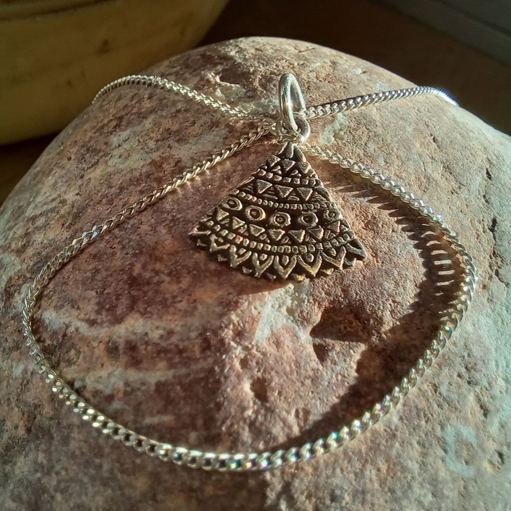 Подвеска ВЕЕР с цепочкой, серебро