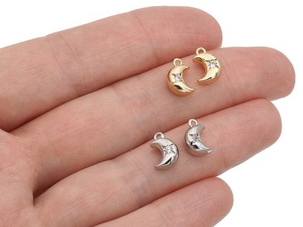 Подвеска Месяц 3D 9мм