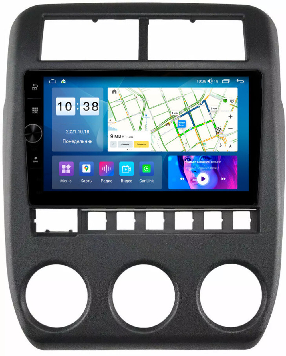 Магнитола для Lada 4x4, Niva Legend, Urban, Bronto 2019-2023+ - Parafar PF092LHDAV на Android 12, ТОП процессор, 3Гб+32Гб, CarPlay, 4G SIM-слот