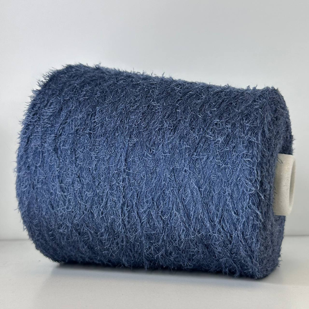 DREAMER - Luxury Production by Ri.Go; 50% меринос, 50% шёлк; 700м/100гр; Травка; col. 80379, цвет: синий холодный