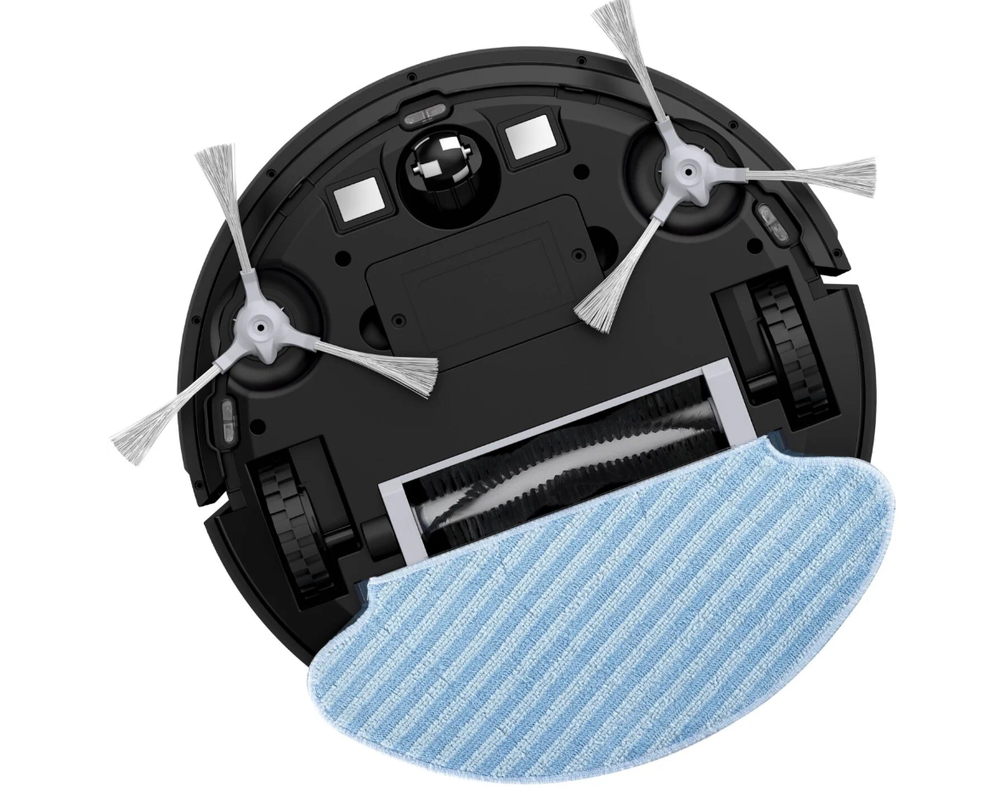 Робот-пылесос Tefal RG7365WH, 30 Вт, сухая/влажная уборка, 0.44 л, черный