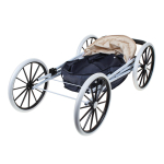 Коляска для кукол лежачая 74*66*36 см. коробка H936B-12