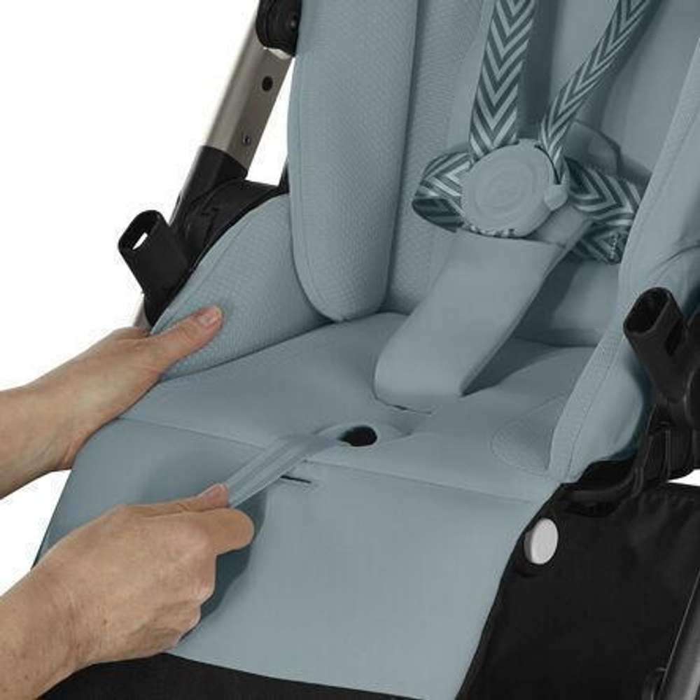 Коляска Cybex Balios S Lux TPE complete Cloud G Lava Grey Base G 4 в 1 Stormy Blue с дождевиками