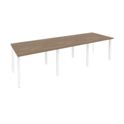 Onix Стол переговорный O.MP-PRG-3.1 Дуб Аризона/Металл Белый 2940*980*750