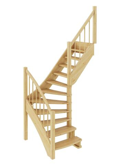 Лестница на второй этаж ЛС-09м/1 Правая
