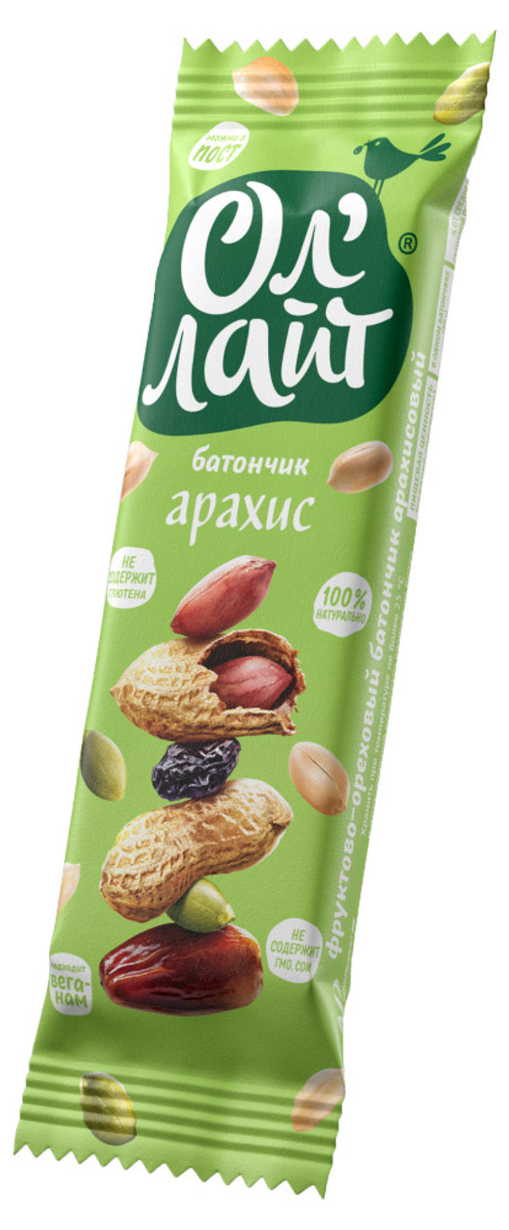 Батончик Арахис, 30 г (0,51 б)