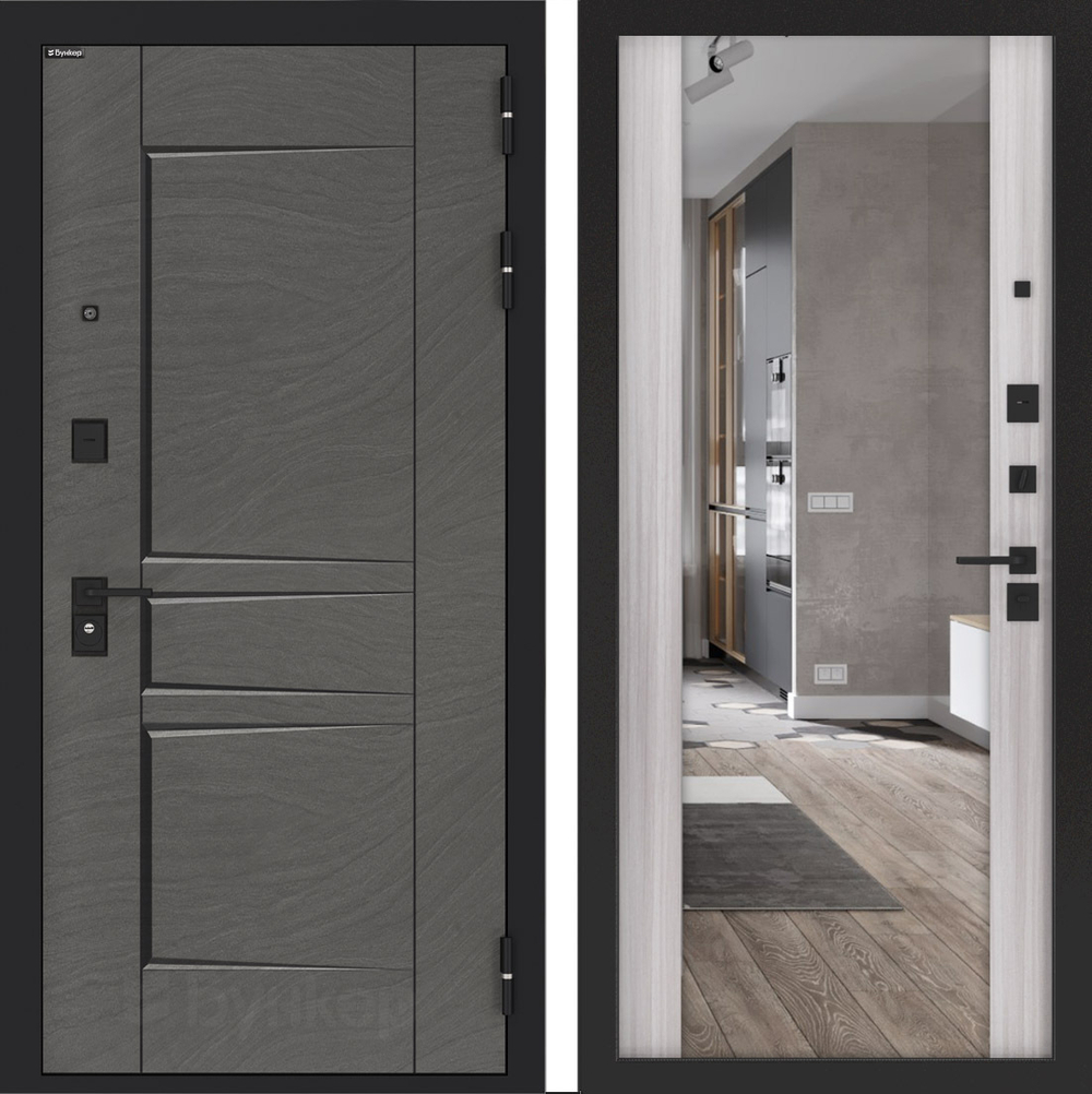 Дверь Входная Бункер BN-04 ФЛЗ-1  Сандал белый, металлическая