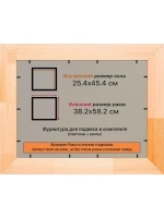 Рамка для постера и фотографий 25x45