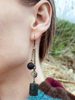 Серьги УЛУ ДЪЕЛЬБЕГЕН цепочные