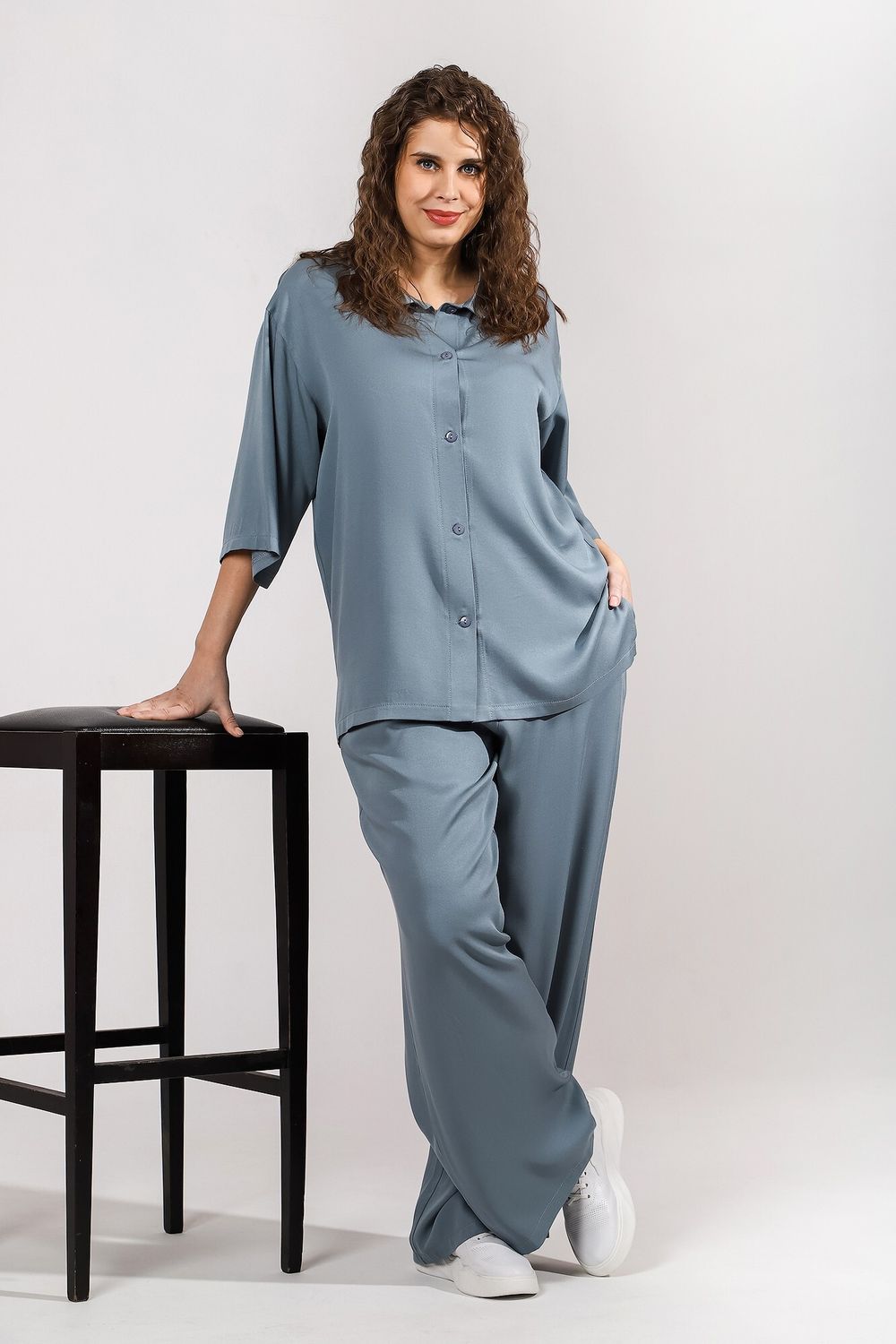 Костюм Лето Виотекс СЕРО-ЗЕЛЁНЫЙ