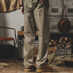 Мужские рабочие брюки Jerryeno в американском стиле, весенне-осенние свободные модные брендовые мужские повседневные брюки, осенние широкие прямые брюки для мужчин.