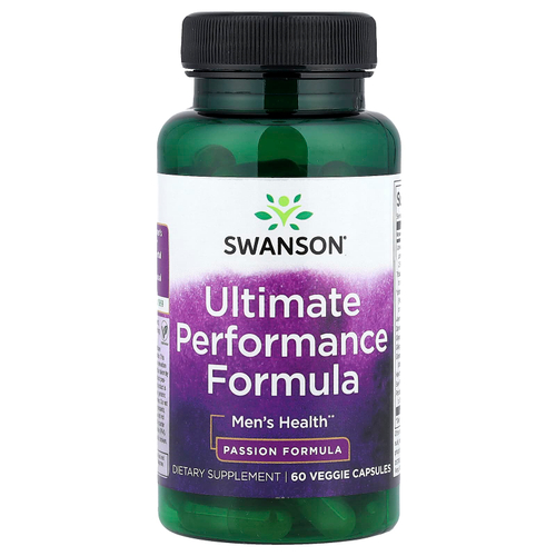 Swanson Vitamins, Ultimate Performance Formula, мужское здоровье, 60 растительных капсул