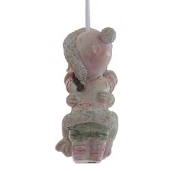 GAEM Изделие декоративное подвесное "Девочка со щенком", L9 W5 H10 см