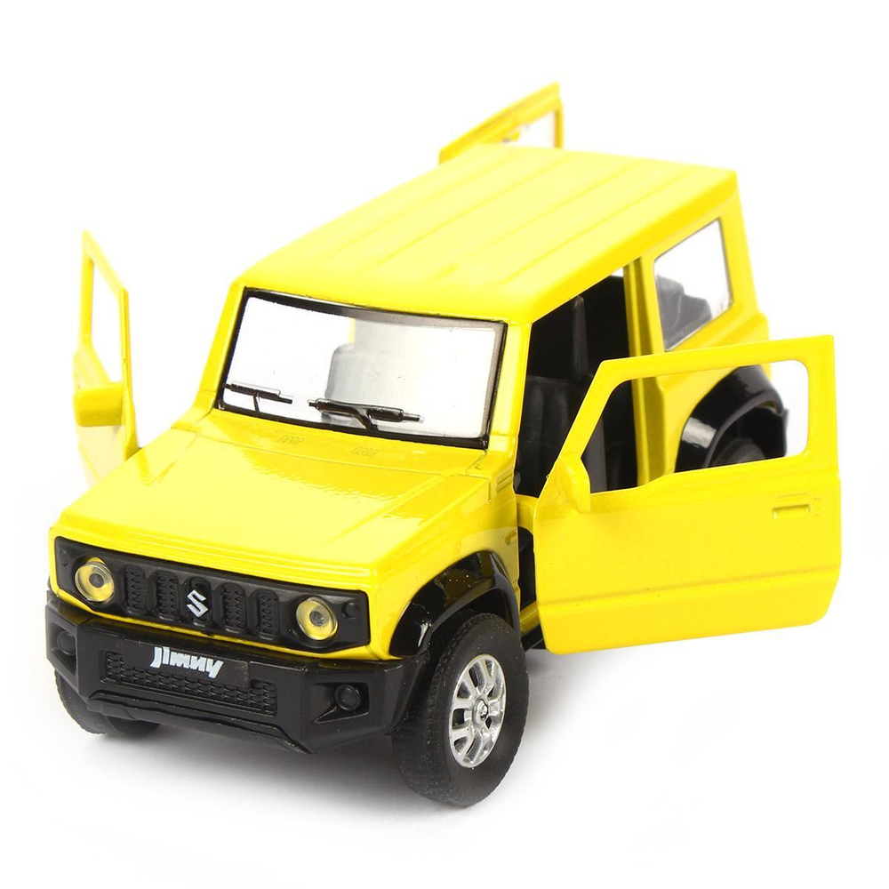Модель ин. мет. "Suzuki Jimny" 11.5см, двер, баг, желт, коробка JIMNY-12-YEBK (Технопарк)