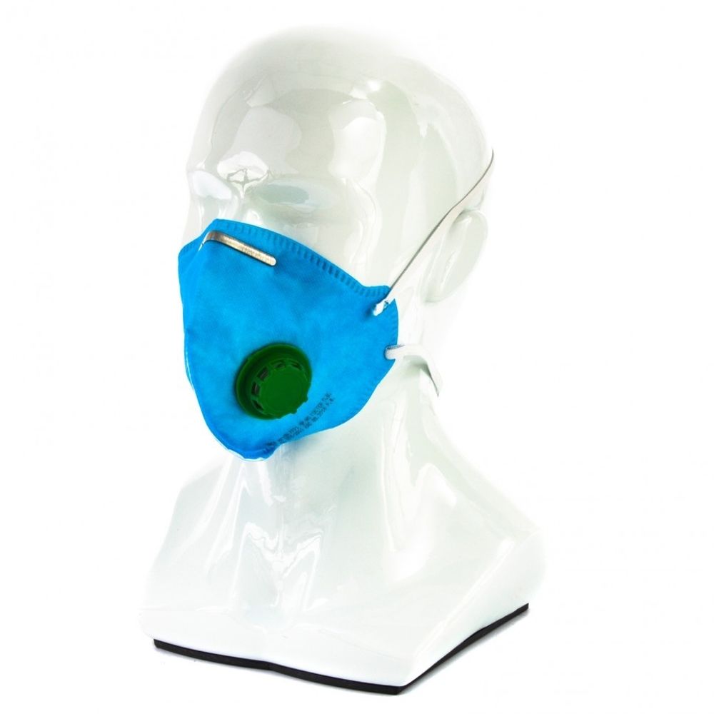 Полумаска фильтрующая складная, модель "ИСТОК", с клапаном выдоха FFP1 NR// Россия 892567