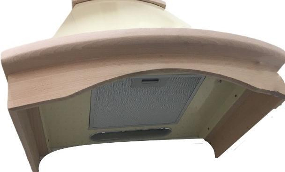 Вытяжка CIARKO CRE-New 60 слоновая кость, деревянное обрамление, 950 м3/ч