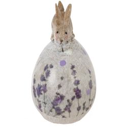 GAEM Фигурка декоративная "Заяц на яйце", L4 W4 H6 см, 2в.