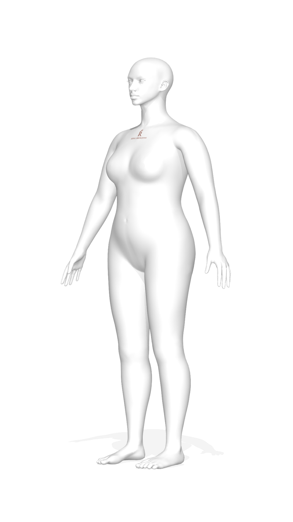 3D аватар манекена Моника