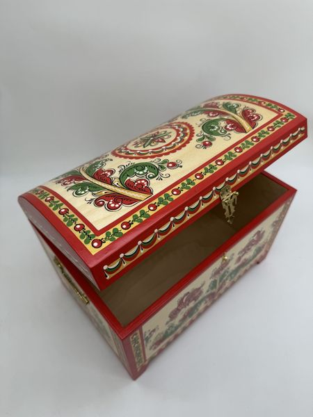 Сундук подарочный с ручной росписью